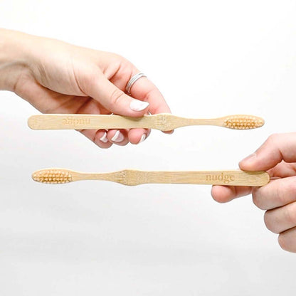 Nudge Soft Bristles Sustainable Bamboo Toothbrushes - 2 Pack - image 4