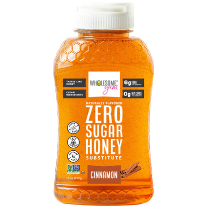 Wholesome Yum – Zero Sugar Honey Substitute – Cinnamon – 11 oz / 312 g
