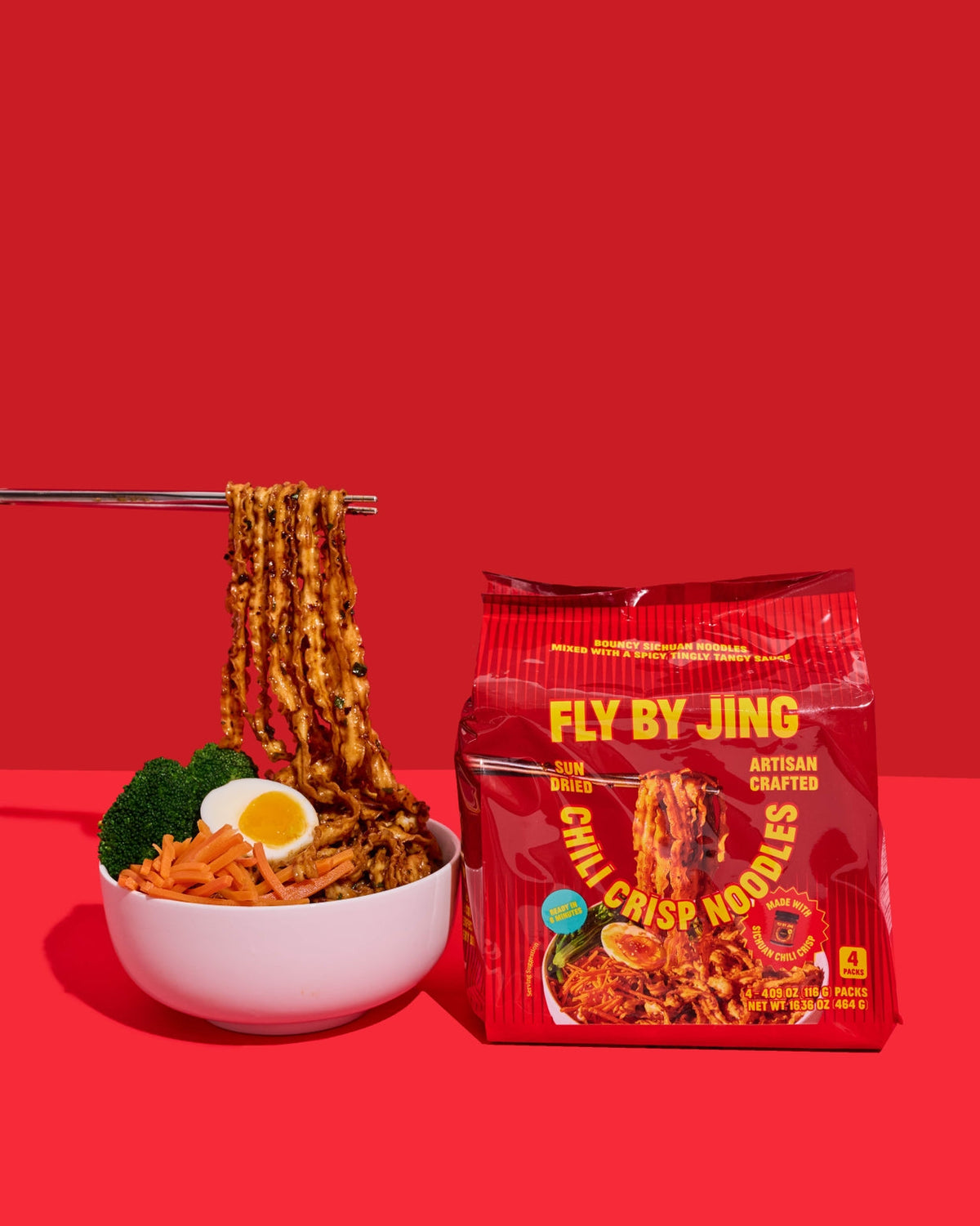 Fly By Jing – Chili Crisp Noodles – 4-Pack - image 3