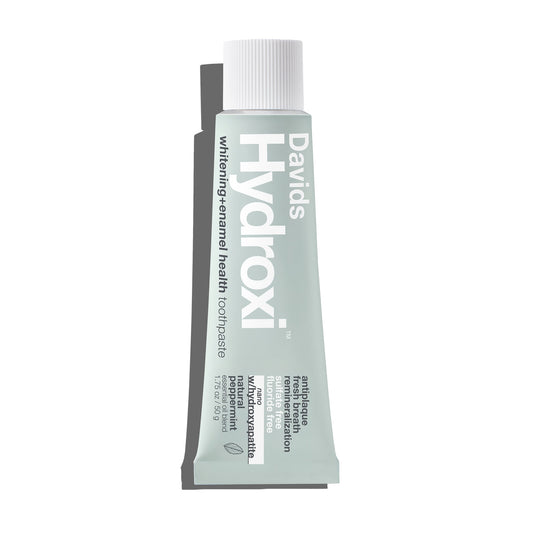 Davids Hydroxi™ Travel Size Toothpaste / Whitening + Enamel Health Nano-Hydroxyapatite / Peppermint / 1.75 oz - image 1