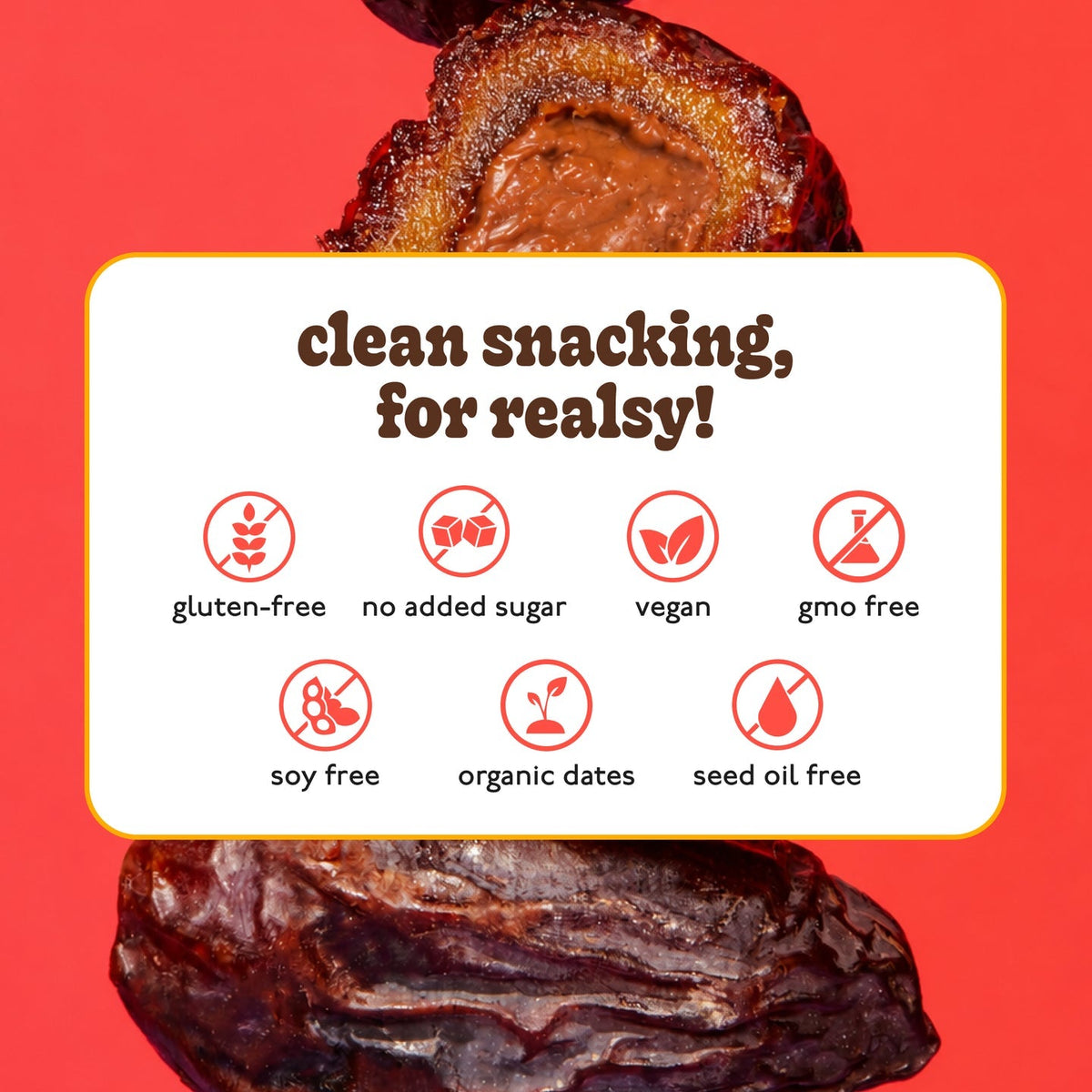 Chocolate Peanut Butter Dates Snack Packs – Realsy – 10 Pack - image 6