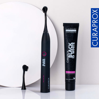 Curaprox Black Is White Hydrosonic Electric Toothbrush - image 3