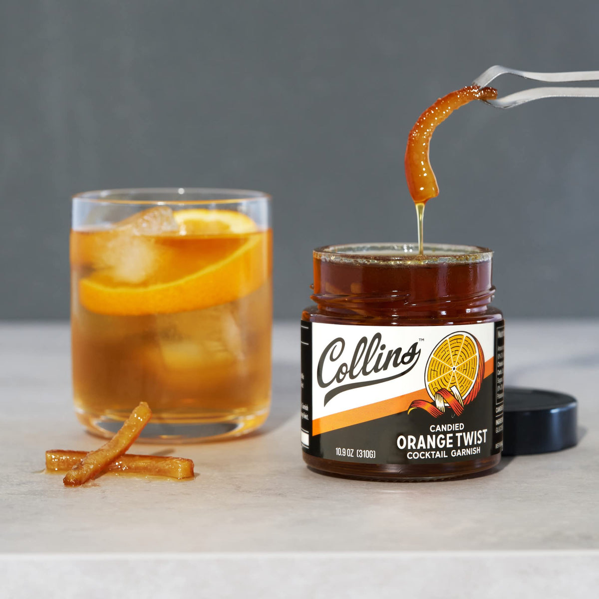 Collins Orange Twist in Syrup — 10 oz - image 6