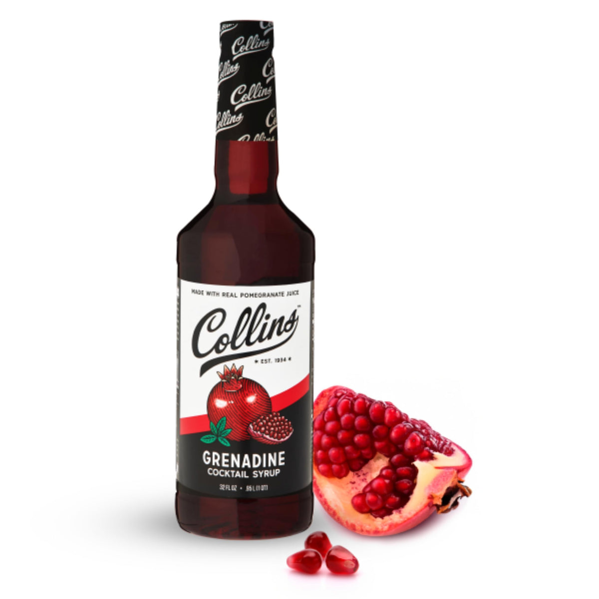 Collins Grenadine Cocktail Syrup — 32 oz - image 1