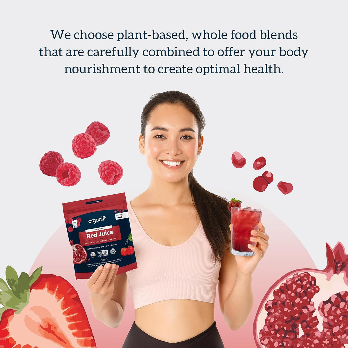 Organifi Red Juice – Energy-Boosting Berry Adaptogen Blend – Red Berry – 30 Servings - image 2