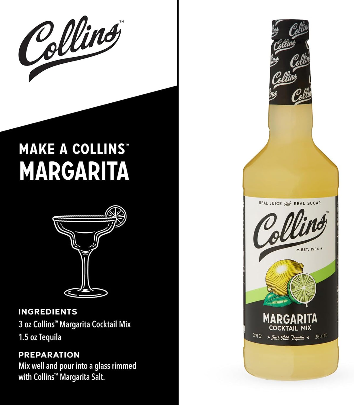 Collins Margarita Mix — 32 oz - image 3