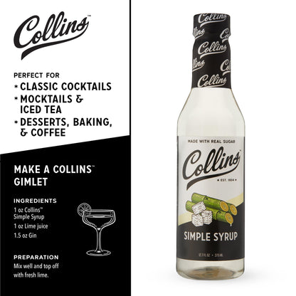 Collins Simple Syrup — 12.7 oz - image 3
