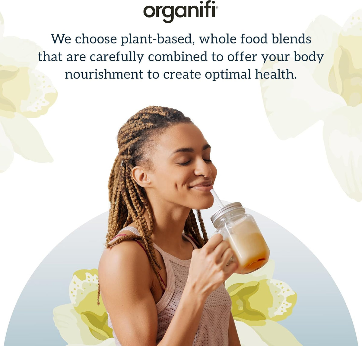 Organifi Vanilla Protein - Organic, Plant Based + Digestive Enzymes 2.5 lb / 1.13 kg - image 2