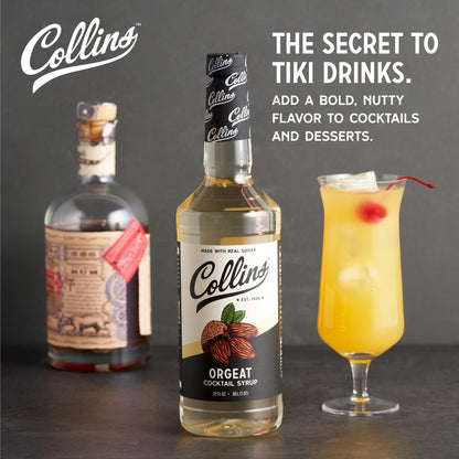 Collins Orgeat Cocktail Syrup — 32 oz - image 2
