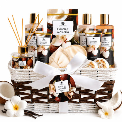 Coconut & Vanilla Luxury Spa Gift Basket - image 1