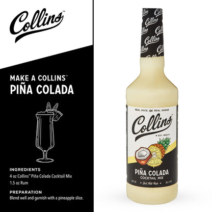 Collins Pina Colada Mix — 32 oz - image 3