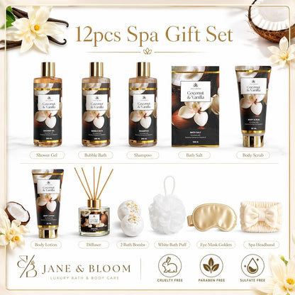 Coconut & Vanilla Luxury Spa Gift Basket - image 2