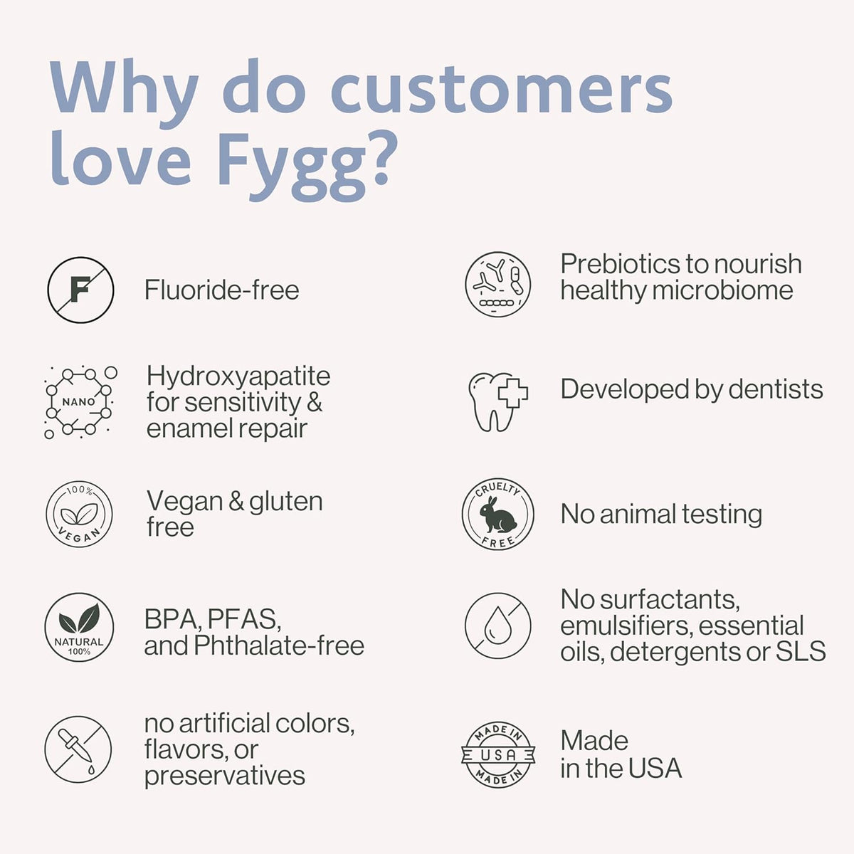 Fygg Toothpaste with Prebiotics | Vanilla Flavor - image 3