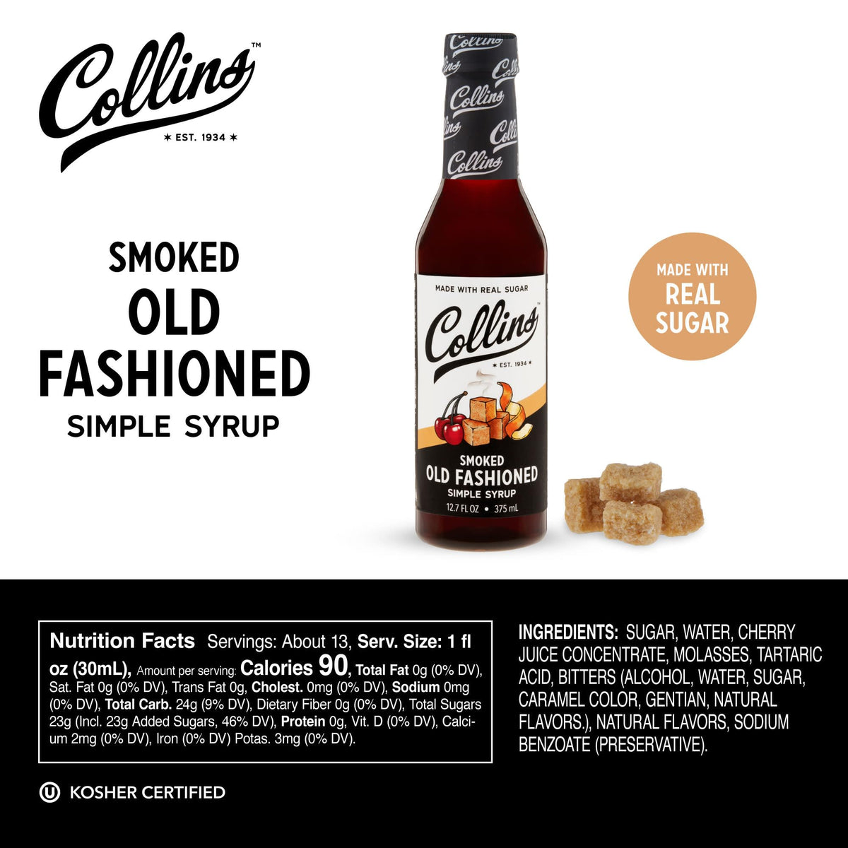 Collins Simple Syrup — 12.7 oz - image 4