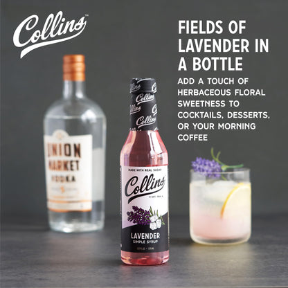 Collins Lavender Cocktail Syrup — 12.7 oz - image 2