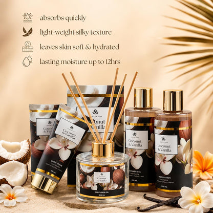 Coconut & Vanilla Luxury Spa Gift Basket - image 4