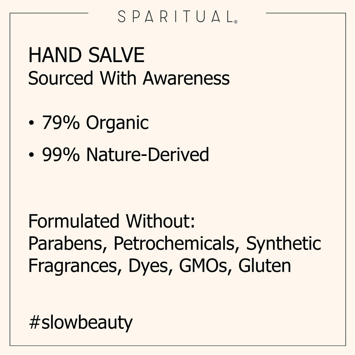 SPARITUAL Citrus Cardamom Vegan Hand Salve | Hand Cream for Hydrated, Nourished Hands | 1.5oz - image 7
