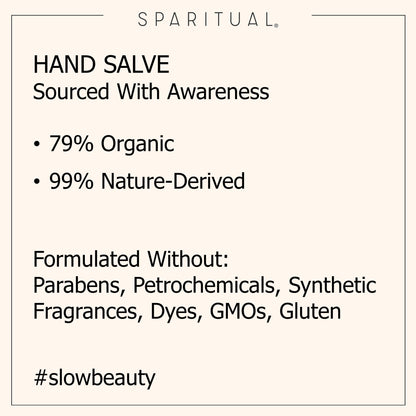SPARITUAL Citrus Cardamom Vegan Hand Salve | Hand Cream for Hydrated, Nourished Hands | 1.5oz - image 7