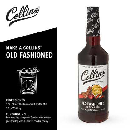 Collins Old Fashioned Kit — Mix, Cherries, Orange Garnish & Pick - image 3
