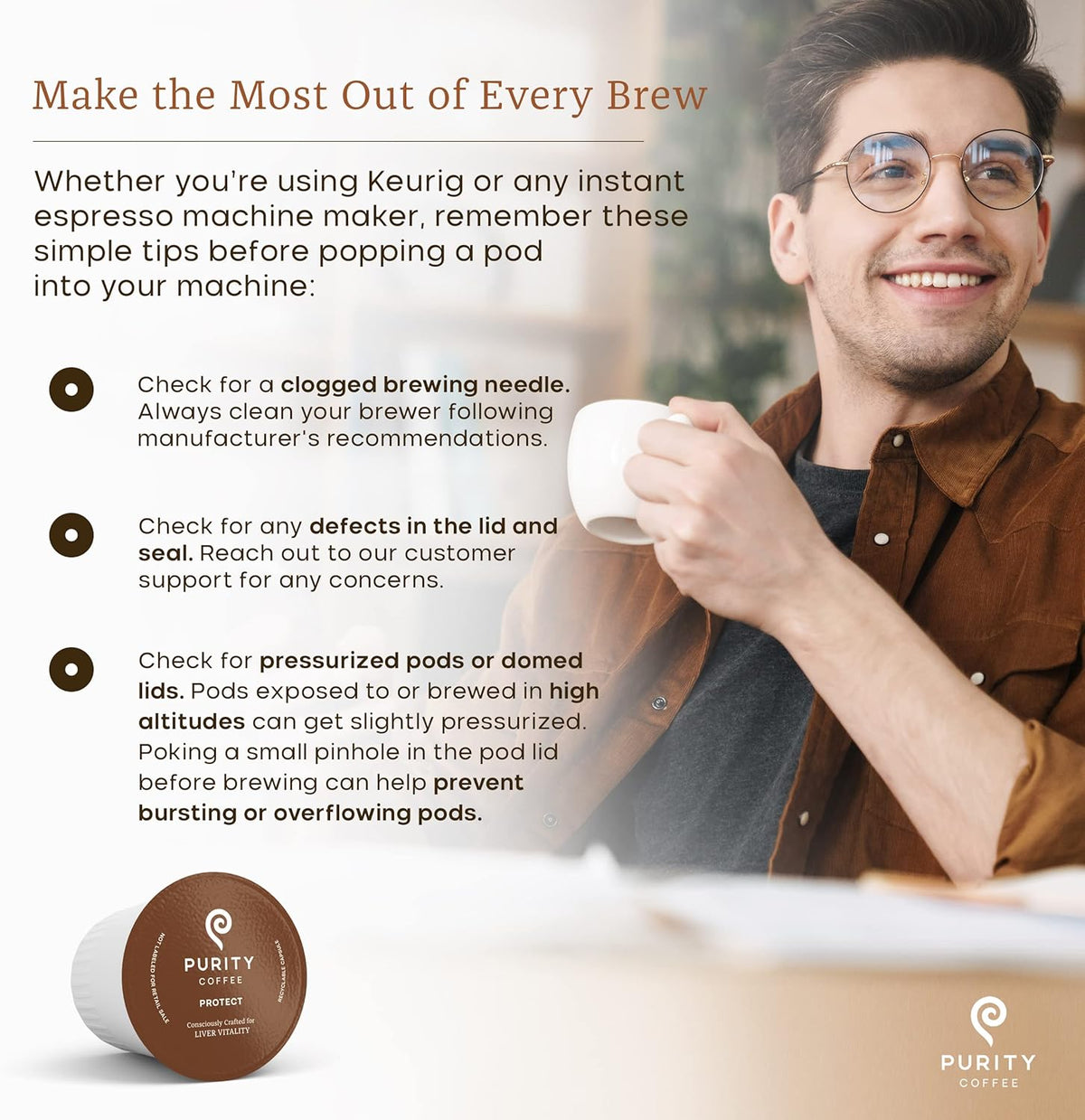 PROTECT: Light-Medium Roast - Single-Serve Coffee Pods - 12ct - image 7