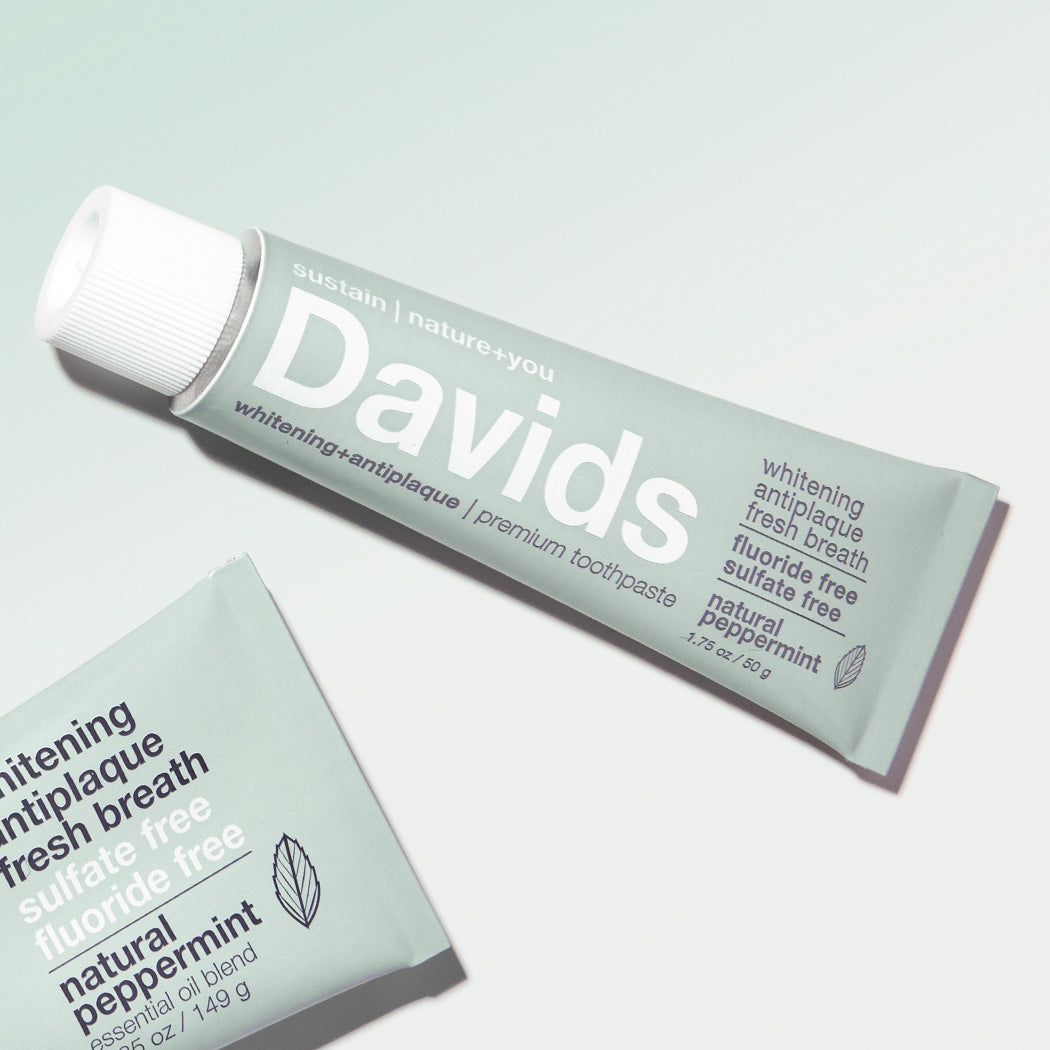 Davids Travel Size Premium Toothpaste  /  Peppermint - image 3