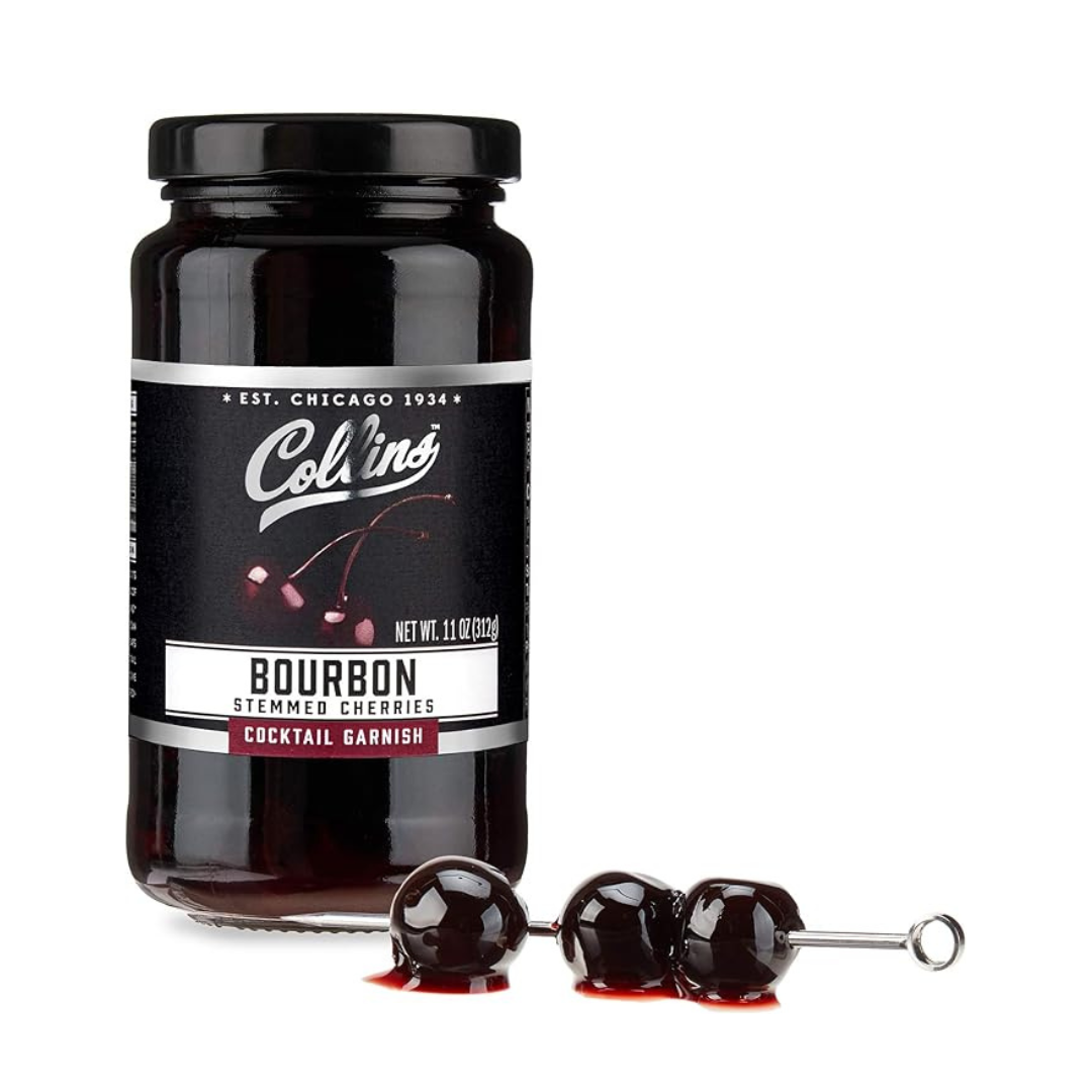 Collins Bourbon Cocktail Cherries — 11 oz - image 1