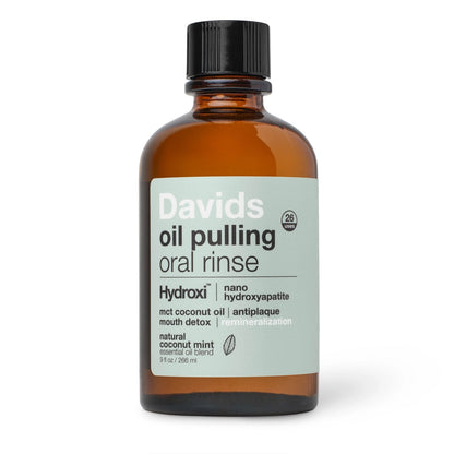Davids Hydroxi™ Oil Pulling Oral Rinse with Nano Hydroxyapatite / 9oz - image 1