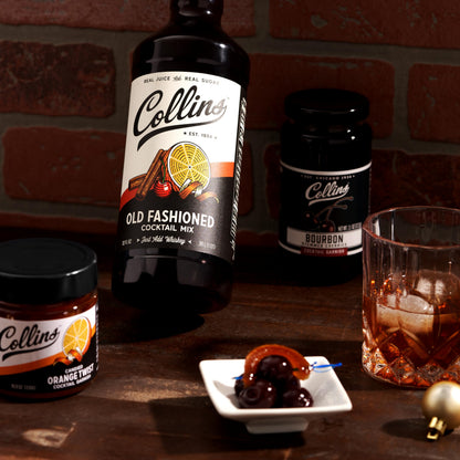 Collins Old Fashioned Kit — Mix, Cherries, Orange Garnish & Pick - image 8
