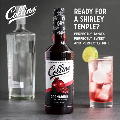 Collins Grenadine Cocktail Syrup — 32 oz - image 2
