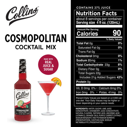 Collins Cosmopolitan Mix — 32 oz - image 4