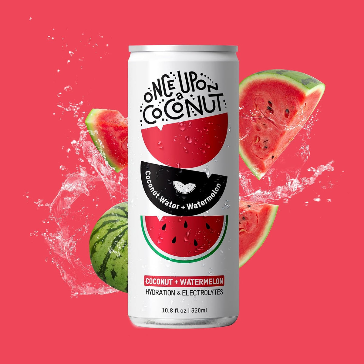 Coconut Water + Watermelon – Once Upon a Coconut – 320 ml - image 1