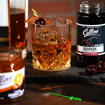 Collins Old Fashioned Kit — Mix, Cherries, Orange Garnish & Pick - image 5