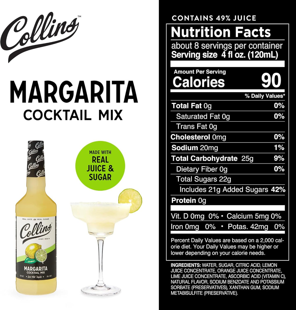 Collins Margarita Mix — 32 oz - image 5