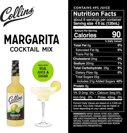 Collins Margarita Mix — 32 oz - image 5