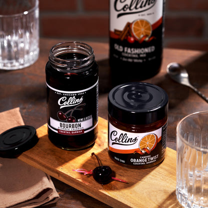 Collins Old Fashioned Kit — Mix, Cherries, Orange Garnish & Pick - image 6