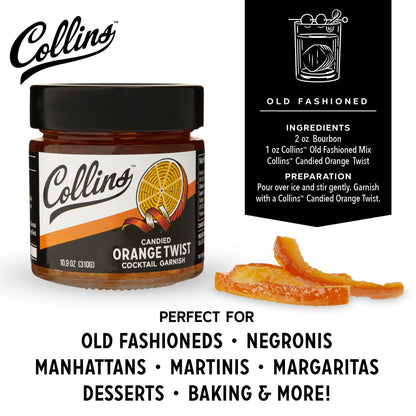 Collins Orange Twist in Syrup — 10 oz - image 4