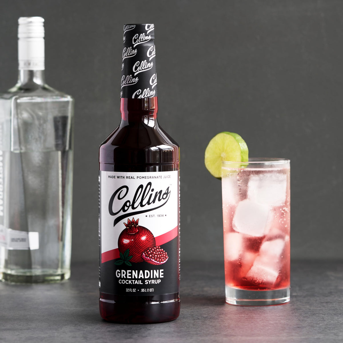 Collins Grenadine Cocktail Syrup — 32 oz - image 5