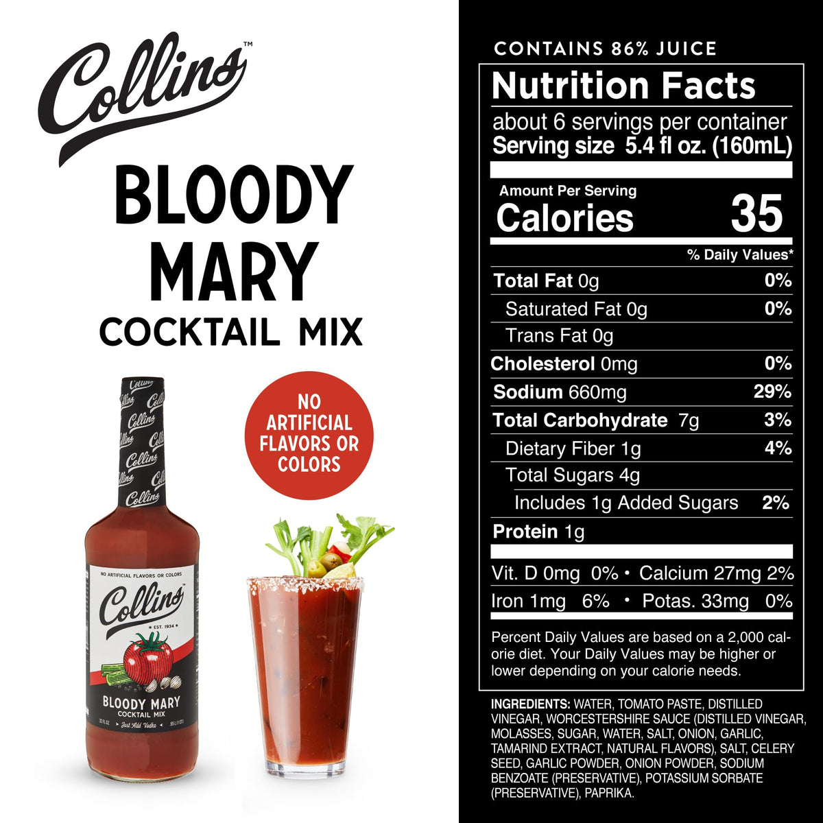 Collins Ultimate Bloody Mary Kit — Set of 6 - image 4
