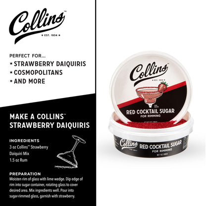 Collins Red Cocktail Sugar — 7 oz - image 3