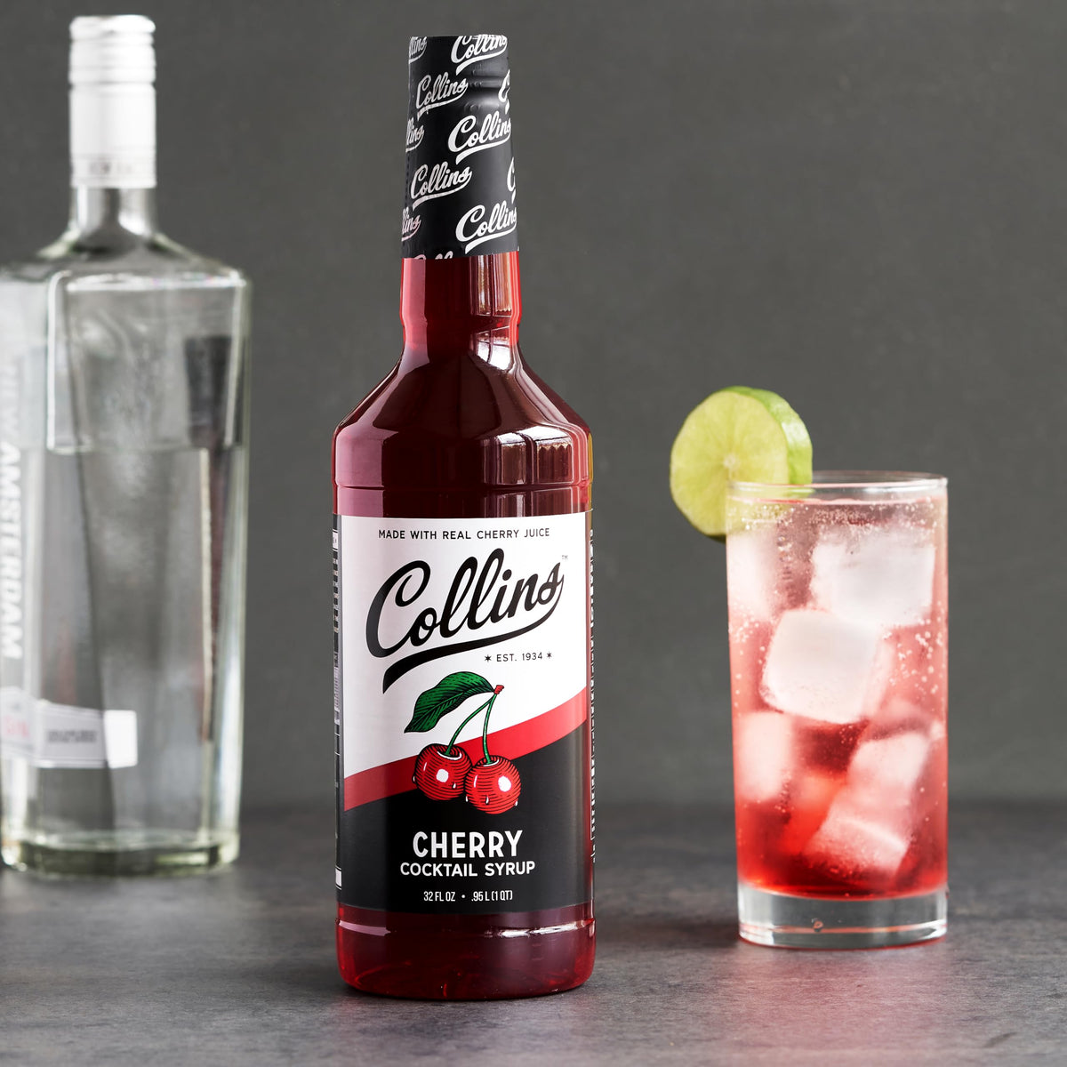 Collins Cherry Syrup — 32 oz - image 5