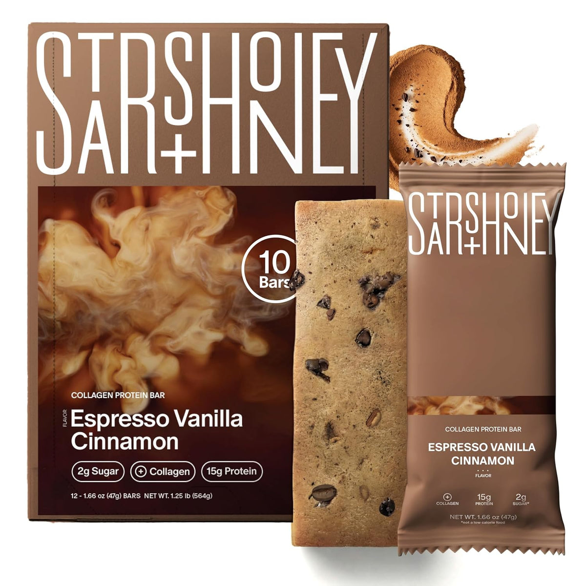 Stars + Honey Collagen Protein Bar – Espresso Vanilla Cinnamon - image 1