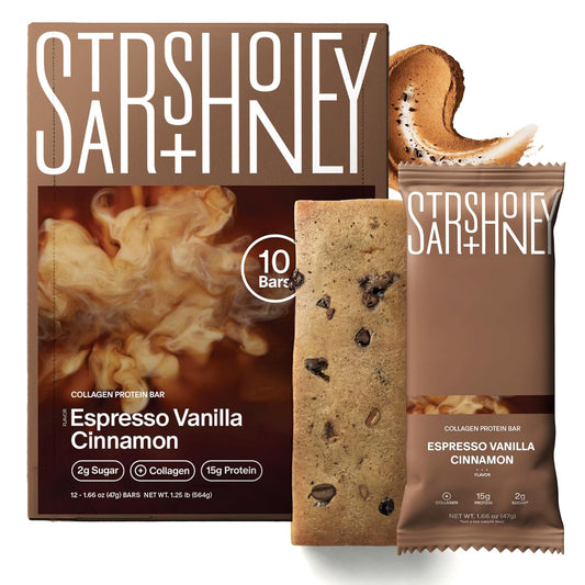 Stars + Honey Collagen Protein Bar – Espresso Vanilla Cinnamon - image 1