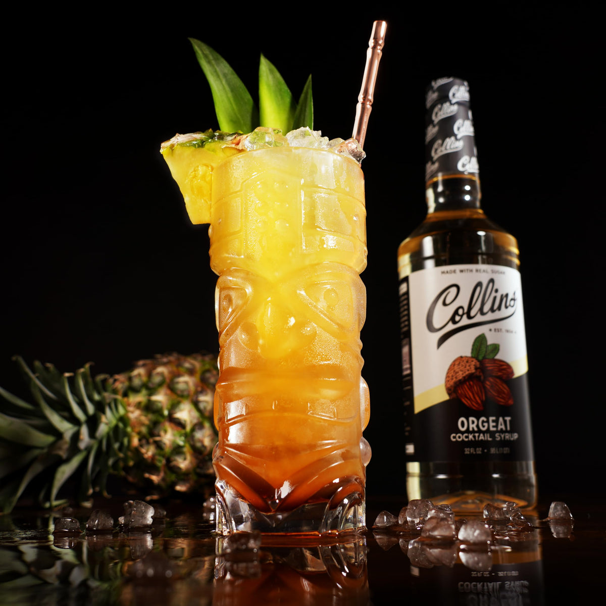 Collins Orgeat Cocktail Syrup — 32 oz - image 7