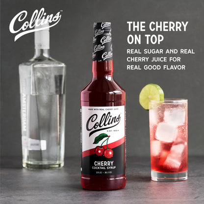 Collins Cherry Syrup — 32 oz - image 2