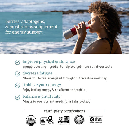Organifi Red Juice – Energy-Boosting Berry Adaptogen Blend – Red Berry – 30 Servings - image 4