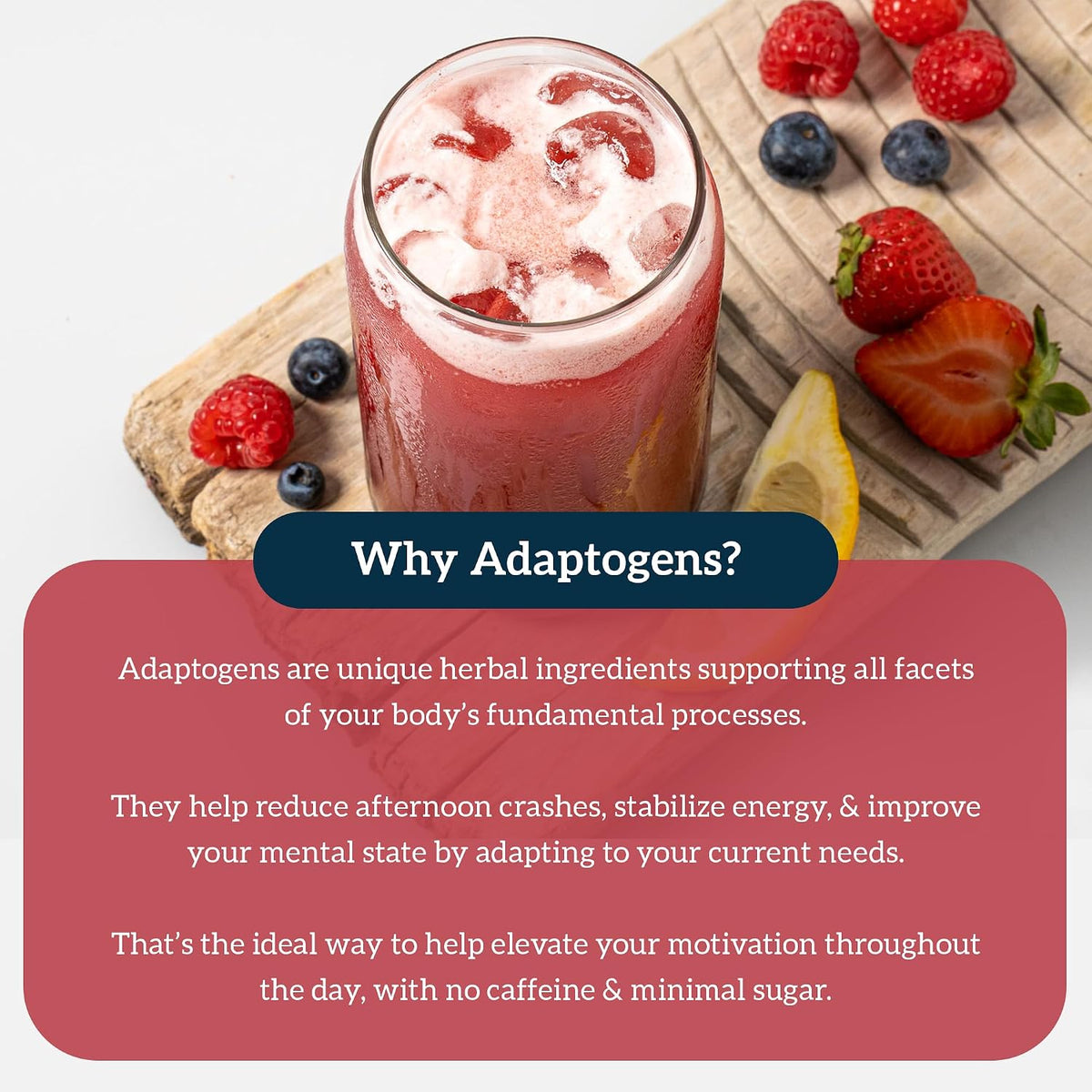 Organifi Red Juice – Energy-Boosting Berry Adaptogen Blend – Red Berry – 30 Servings - image 1