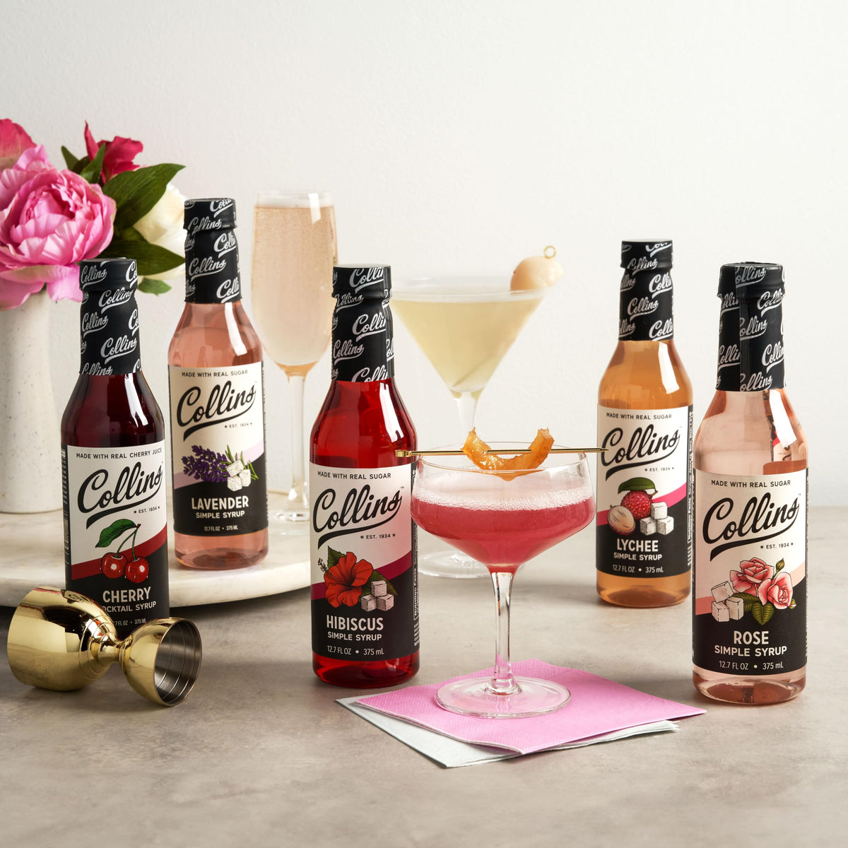 Collins Cherry Cocktail Syrup — 12.7 oz - image 7
