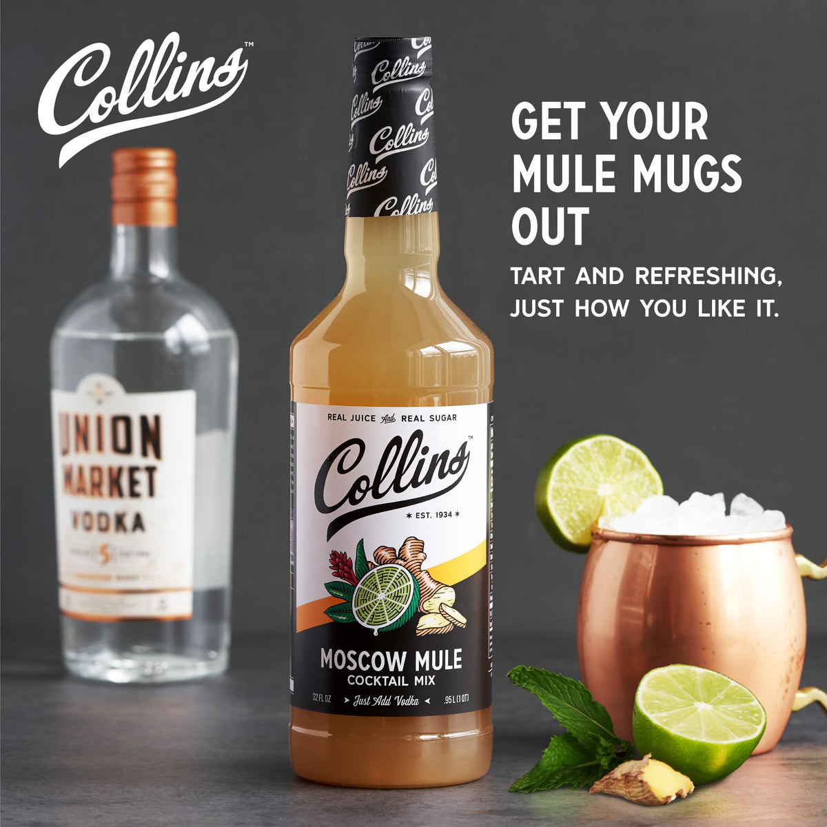 Collins Moscow Mule Mix — 32 oz - image 2