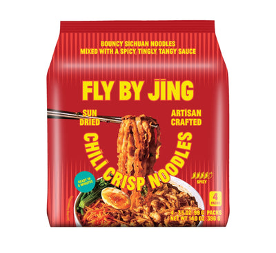 Fly By Jing – Chili Crisp Noodles – 4-Pack