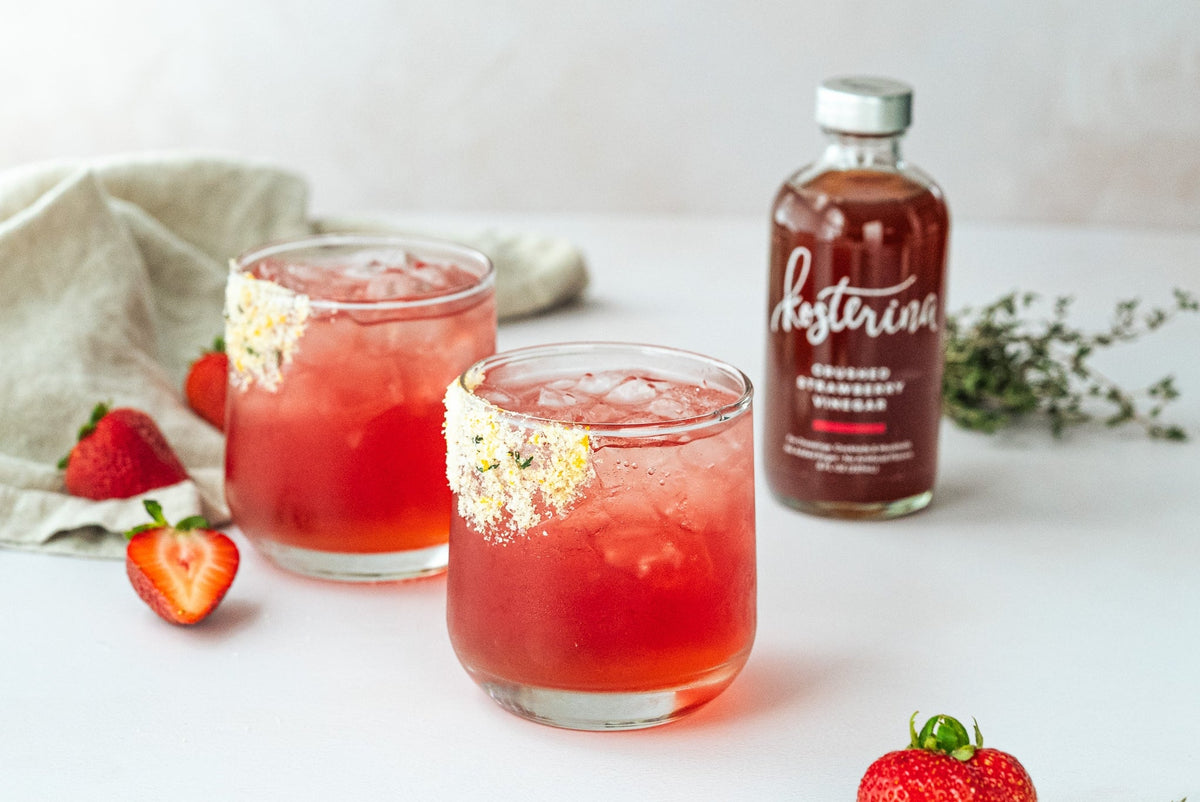 Kosterina Crushed Strawberry Vinegar – 8 oz - image 2